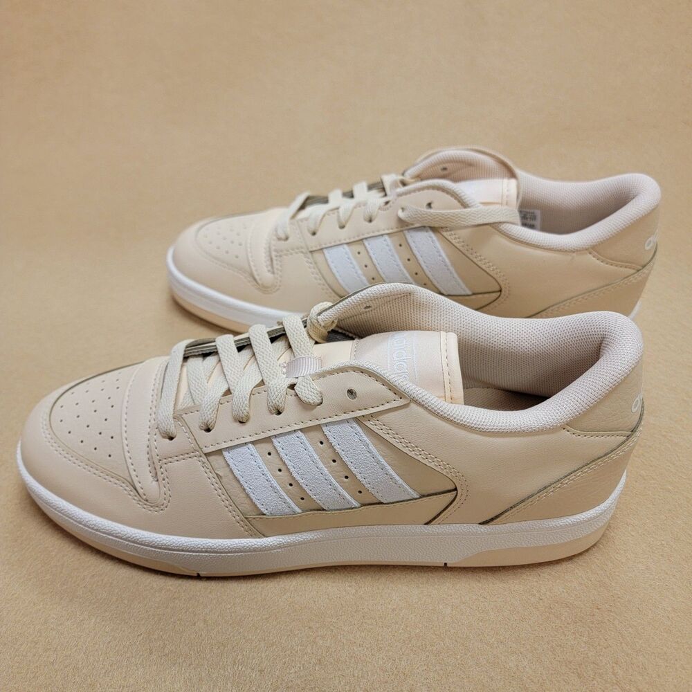 adidas Break Start Low Sneakers Bright Tan White Stripes Womens size 9 Shoes. - Picture 3 of 12